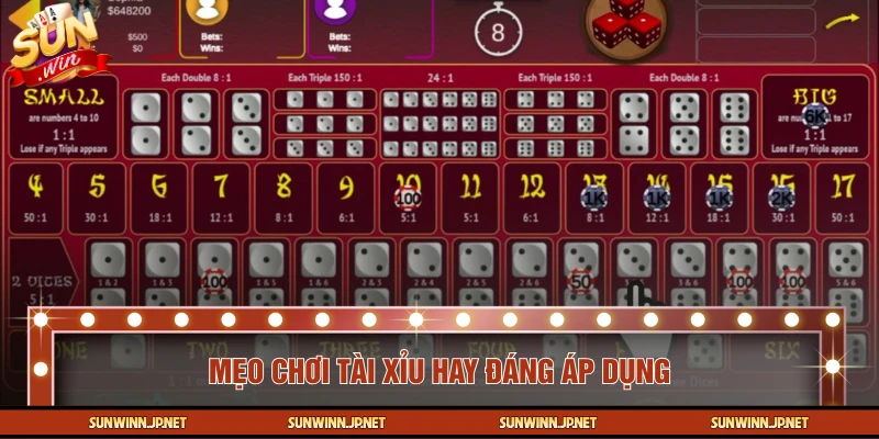 Sử dụng các kỹ thuật hay khi tham gia game Sicbo 